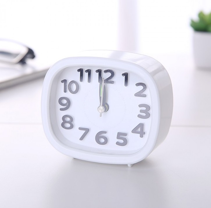 Đồng Hồ Báo Thức Đa Năng Hình Tròn Sáng Tạo