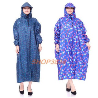 Áo Mưa Bít Không Xẻ Tà 2 Bên Hông Xinh Xắn