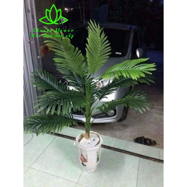 Cây dừa nhân tạo dài 1m trang trí, decor nhà cửa_Hoa , cây giả trang trí