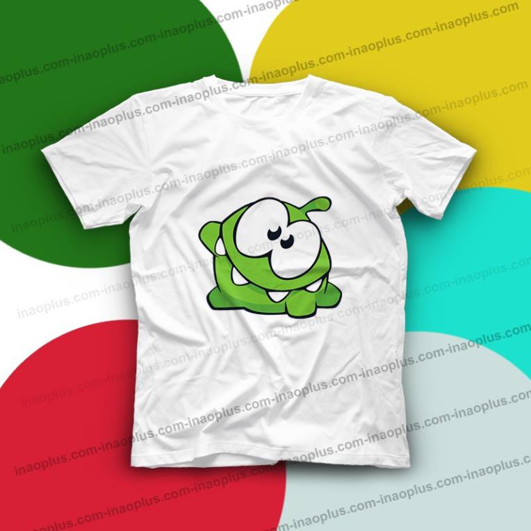 SALE- in áo hình Om nom stories chú ếch xanh - 4 mẫu - áo HOT