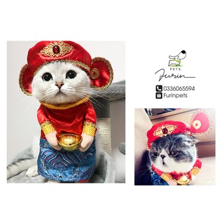 Áo Thần Tài cho thú cưng