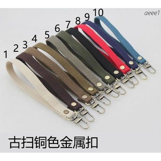 Dây đeo cổ tay bằng vải canvas chất liệu cotton rộng 12mm