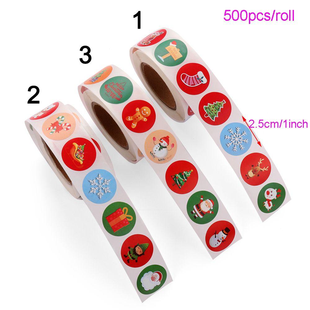 MAG Cuộn 500 Hình Dán Trang Trí Cây Thông Giáng Sinh