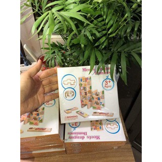 Bộ xếp hình gỗ Dominoes