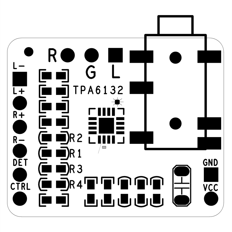 Bảng mạch khuếch đại âm thanh TPA6132 Imp HIFI 2.3-5.5V chuyên dùng