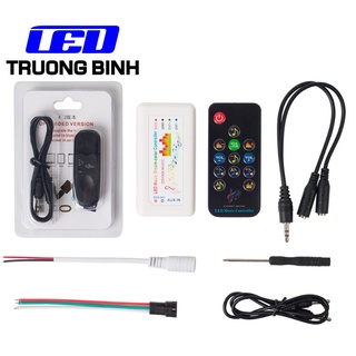 CSY008 BỘ ĐIỀU KHIỂN LED FULL MÀU ARGB WS2812B WS2811 UCS1903 NHÁY THEO NHẠC