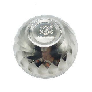 Bộ 5 bát tô xoắn inox Hoàng gia cho gia đình loại 18cm