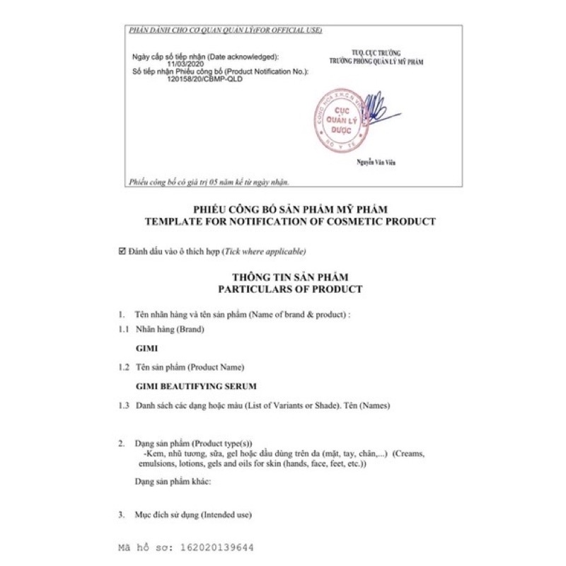 Kem Nám Tàn Nhang GiMi Luxury Chính Hãng Mẫu Mới Nhất