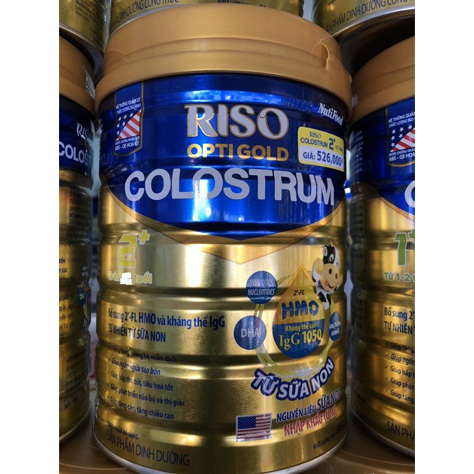 Sữa Riso Colostrum 0+,1+,2+ HMO IgG 400G Và 800G