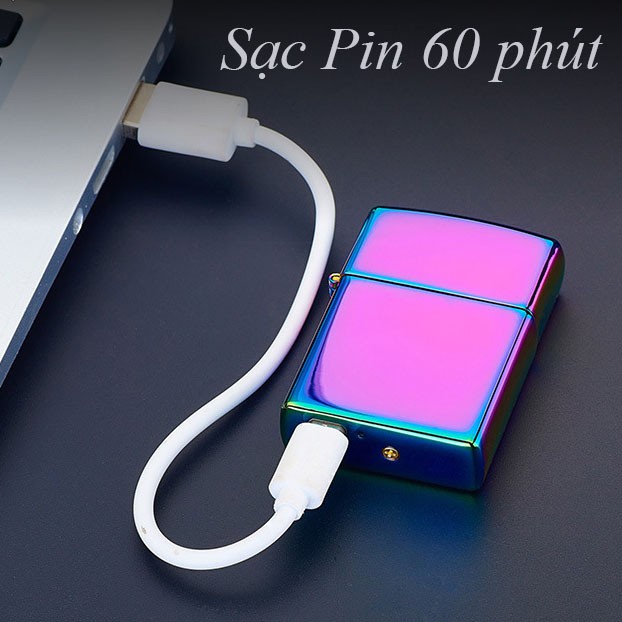 Hột quẹt điện plasma zippo sạc pin tiện lợi