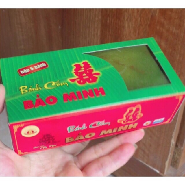 Bánh cốm hộp 6 cái 390gr 65gr c