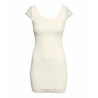 Đầm body ren tay con h&m
