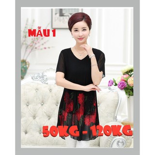 [ Cao cấp ] Áo thun trung niên người già người mập (AT009)