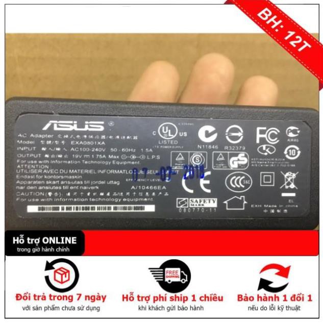 BH12TH Sạc Laptop Asus 19v ~ 1.75A Chân Tròn Bé
