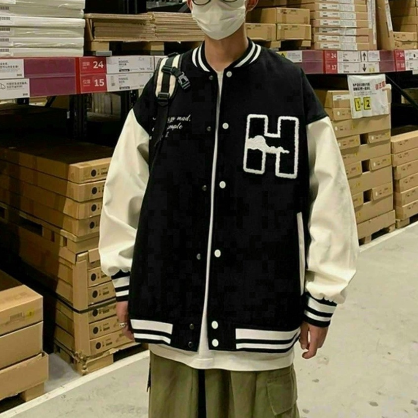 Áo Khoác Nỉ Bomber Nam Nữ Form Rộng Unisex Chất Nỉ Ngoại Lót Bông Dày Dặn Cực Hot (H)