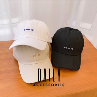 Mũ lưỡi trai - Mũ lưỡi trai nữ thêu chữ Cruise - Mũ bóng chày Hàn Quốc cá tính Daily Accessories