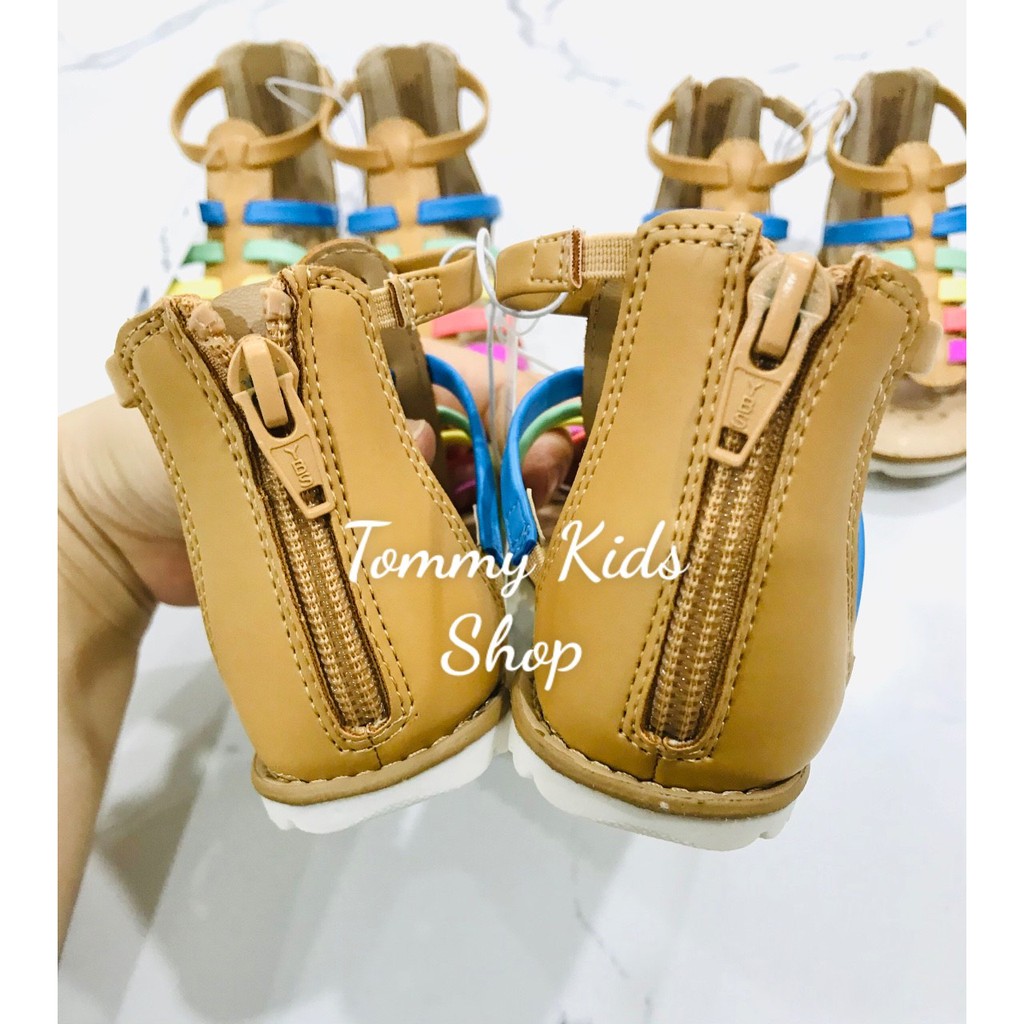 Sandal Cat & Jack cầu vồng cho bé gái