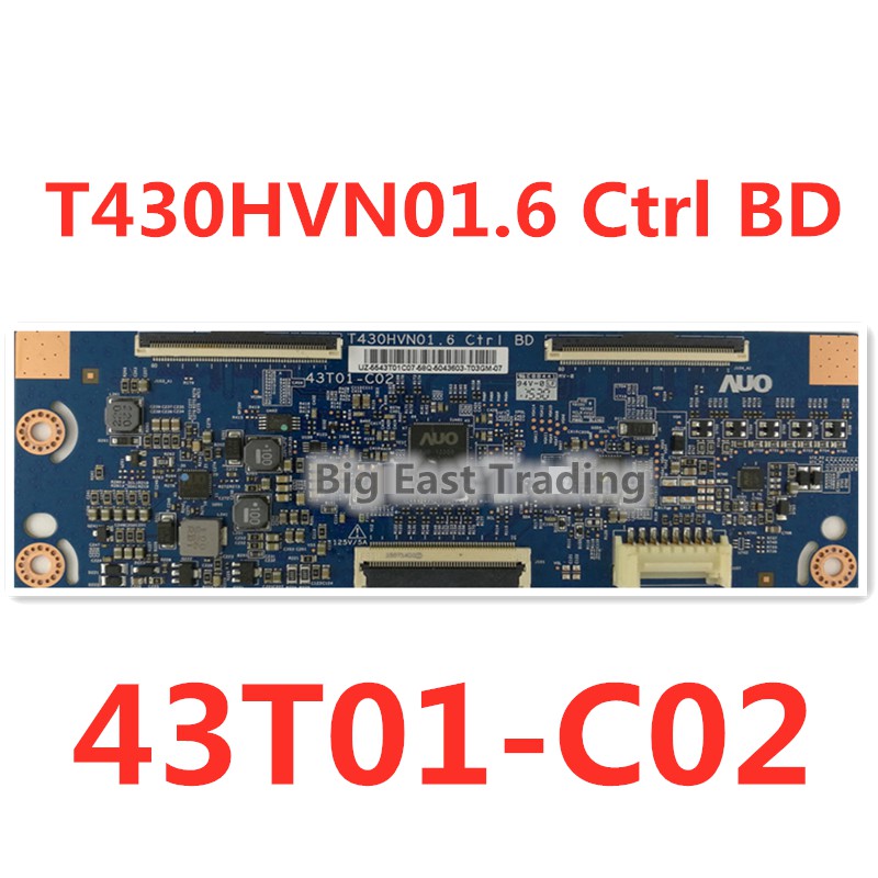 43T01-C02 1Pc Tcon Board T430hvn01.6 Ctrl Bd 43T01-C02 TV T-Con Logic Board, đảm bảo chất lượng 43T0