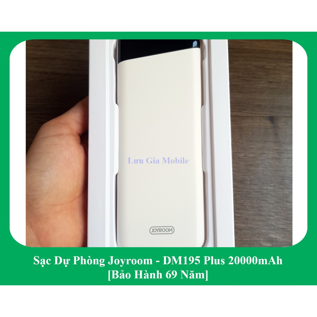 SẠC DỰ PHÒNG CHÍNH HÃNG 20000 mAh JOYROOM D-M195 PLUS - Bảo hành 69 năm