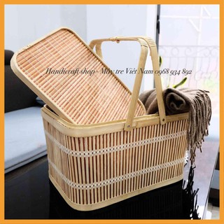 Giỏ Tre - Giỏ Picnic - Dã Ngoại - Thân Thiện Môi Trường - HANDICRAFT SHOP