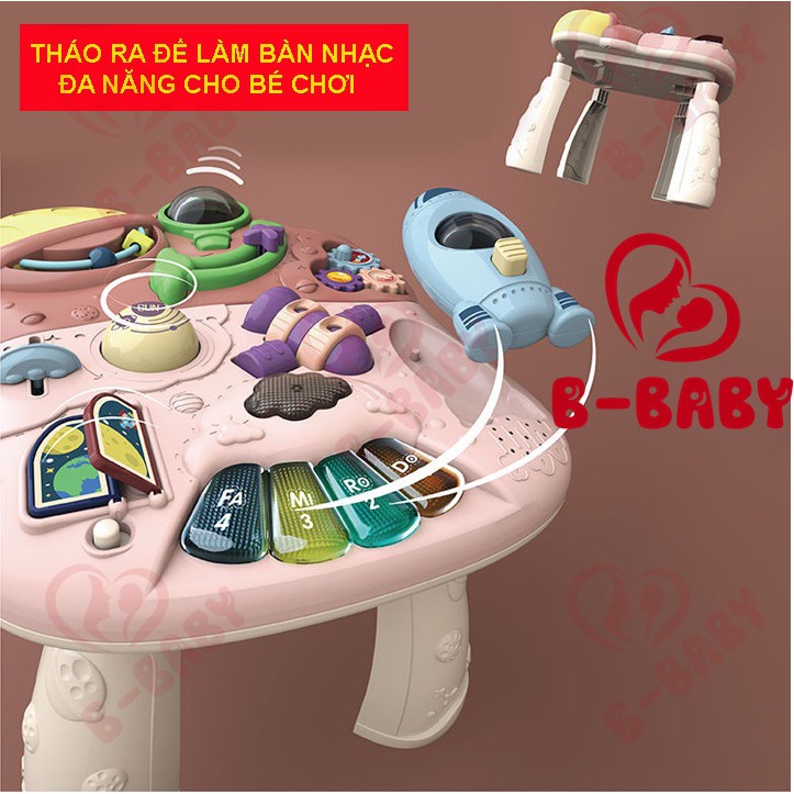 Xe Tập Đi Đa Năng Cho Bé 5IN1 B-BABY, Dụng Cụ Tập Đi Chống Lật Chống Trượt, Xe Tập Đi Chống Vòng Kiềng Trẻ Em