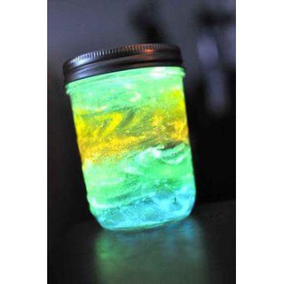 COMBO 5 lọ bột dạ quang 4g và 1 lọ sơn pha