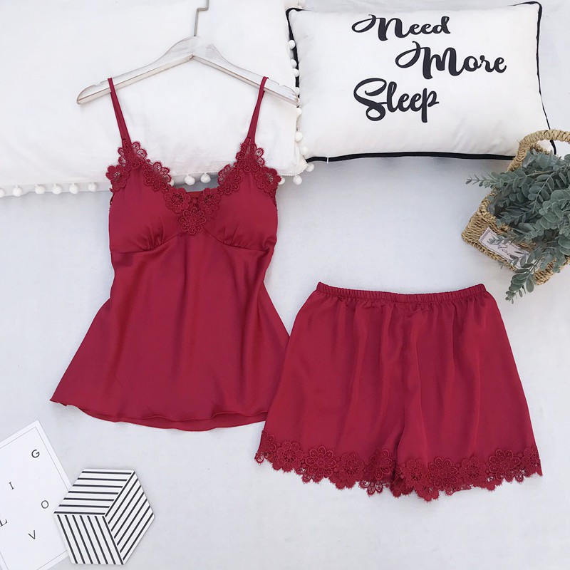 Bộ mặc nhà chất lụa satin cao cấp Juni - M17