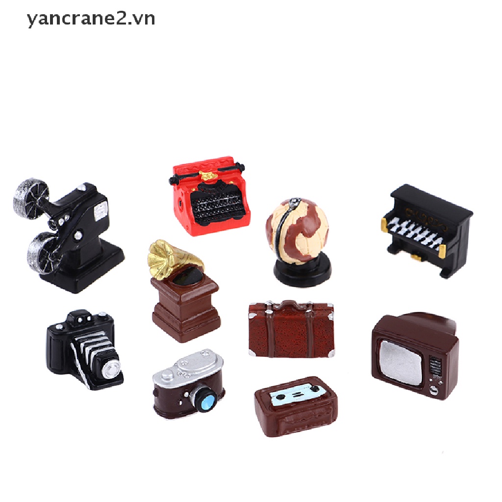 Đồ Chơi Mô Phỏng Đài Radio / Quả Địa Cầu Mini Cho Nhà Búp Bê