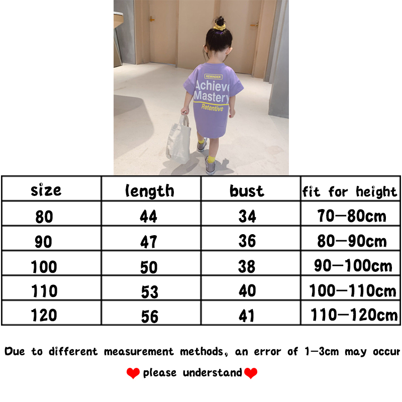 Đầm thun tay ngắn thời trang 2023 cho bé gái