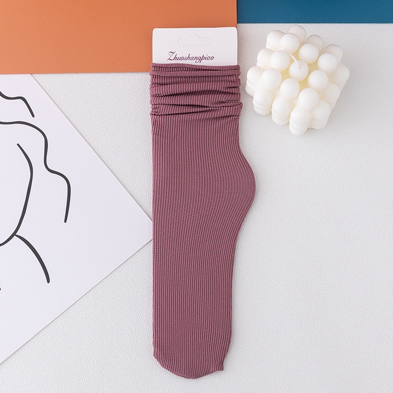 Vớ Cotton Nhung Mềm Mại Thoáng Khí Phong Cách Nhật Bản Dành Cho Nam Nữ
