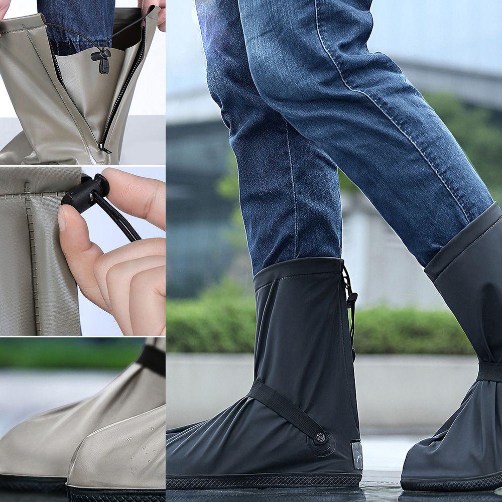 1 Cặp Vỏ Bọc Giày Đi Xe Máy Dày Dặn Chống Trượt Chống Mài Mòn Cho Nam Và Nữ