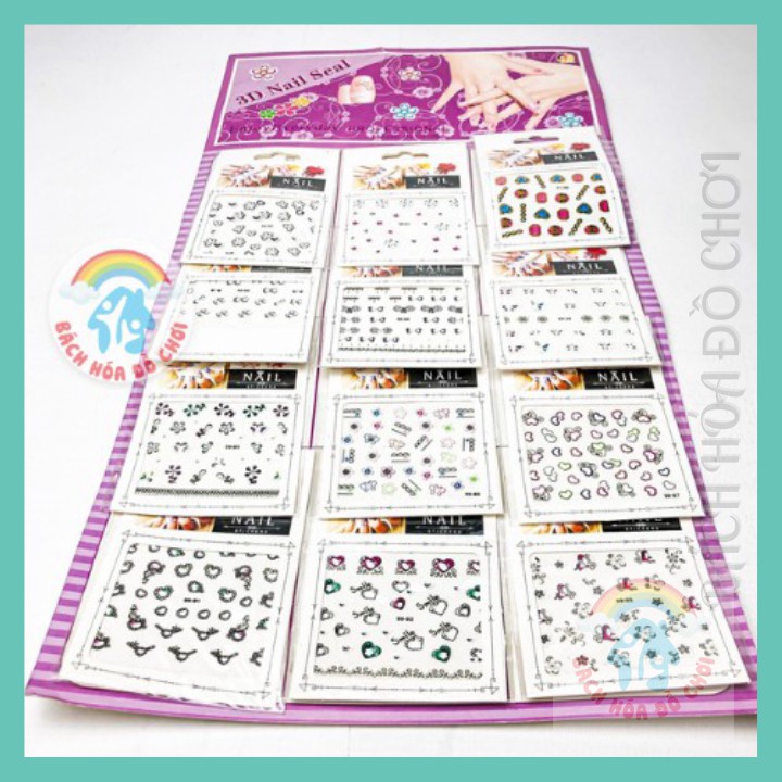 Miếng Dán Móng Tay 💖𝑭𝑹𝑬𝑬𝑺𝑯𝑰𝑷💖 Sticker Nails - Bé Gái