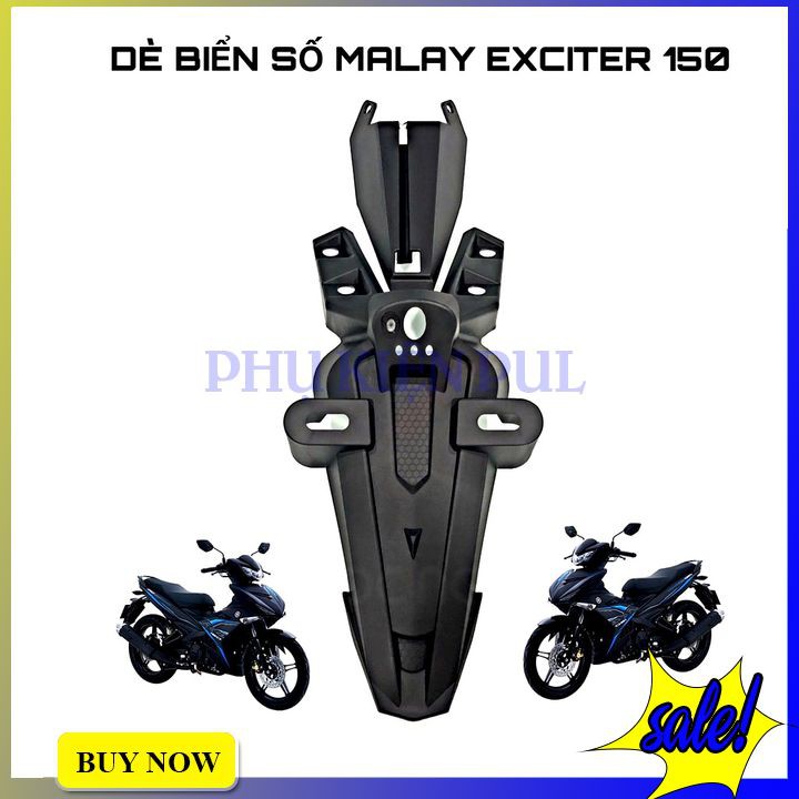 Dè Sau Cho Exciter 150 Mẫu MxKing Màu Đen