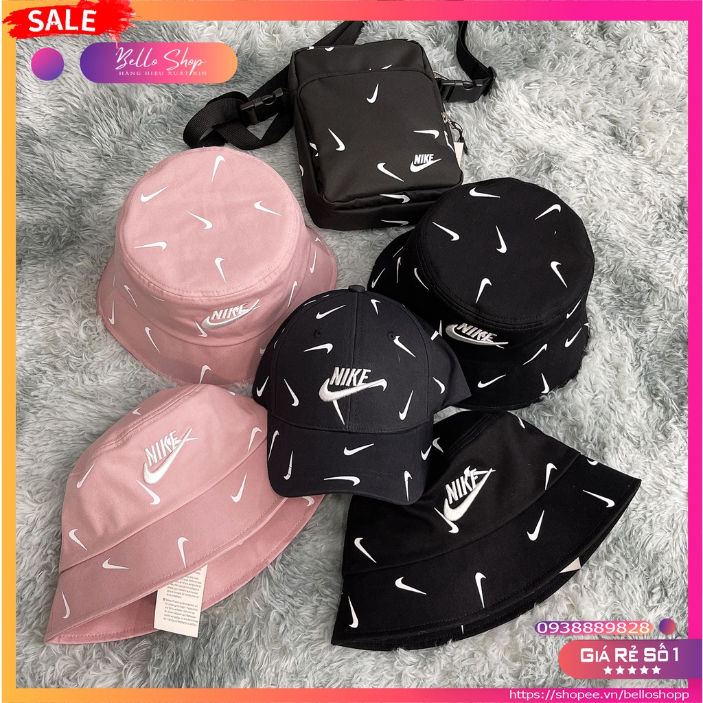 Nón Vành, Mũ Lưỡi Trai Monogram Logo Bucket Hat & Ball Cap H109 & H108