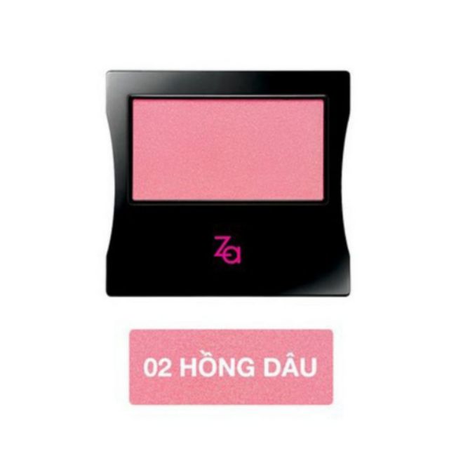 Phấn Má Hồng Mịn Tự Nhiên Za Cheeks Groovy - 02 Strawberry Pink (4g)