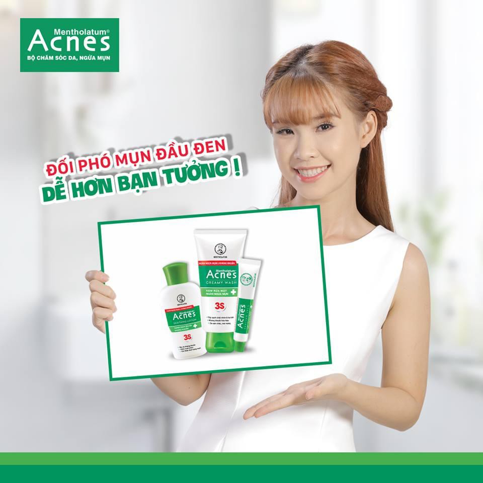 Kem rửa mặt ngăn ngừa mụn Acnes Creamy Wash 100g