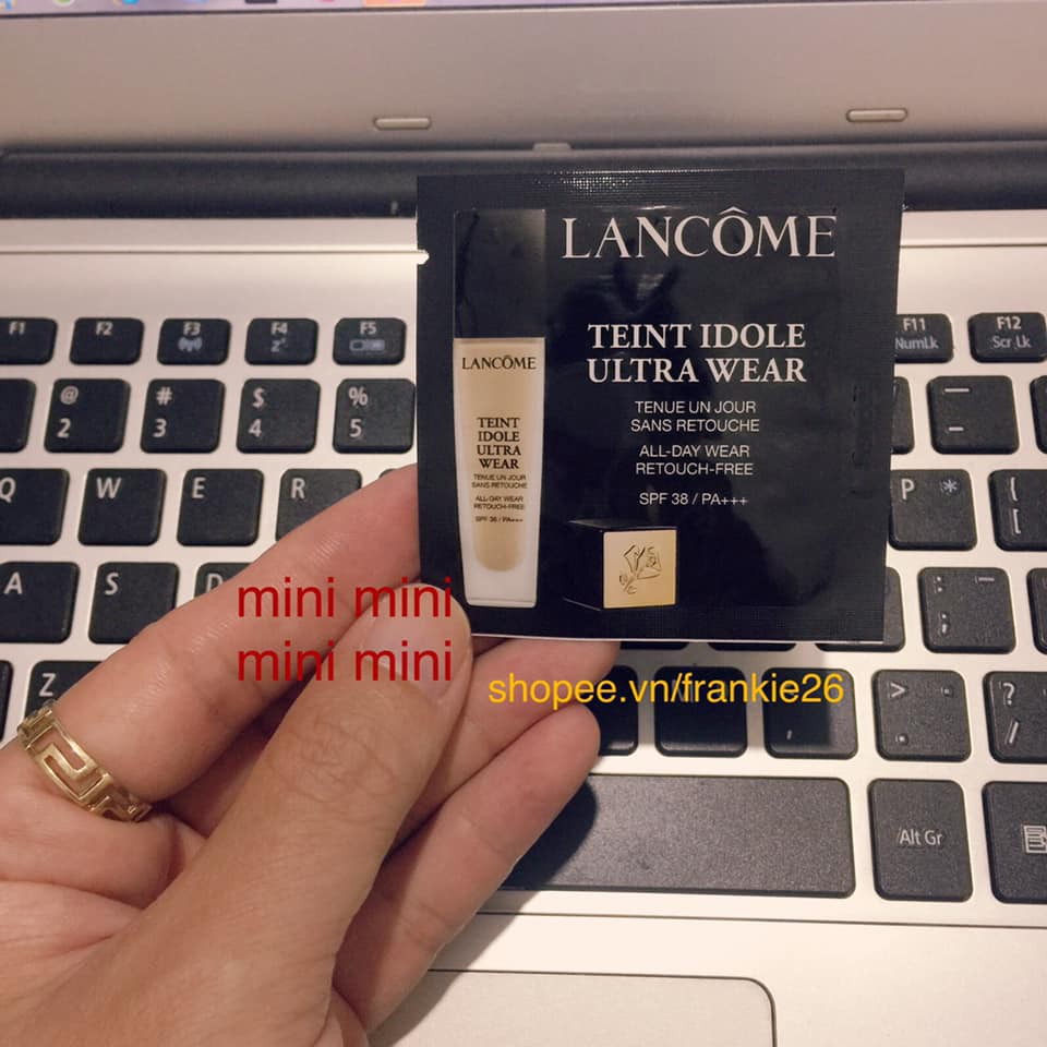 Kem nền LANCOME TEINT IDOLE ULTRA WEAR FOUNDATION Combo 10-20-30-40-50 gói