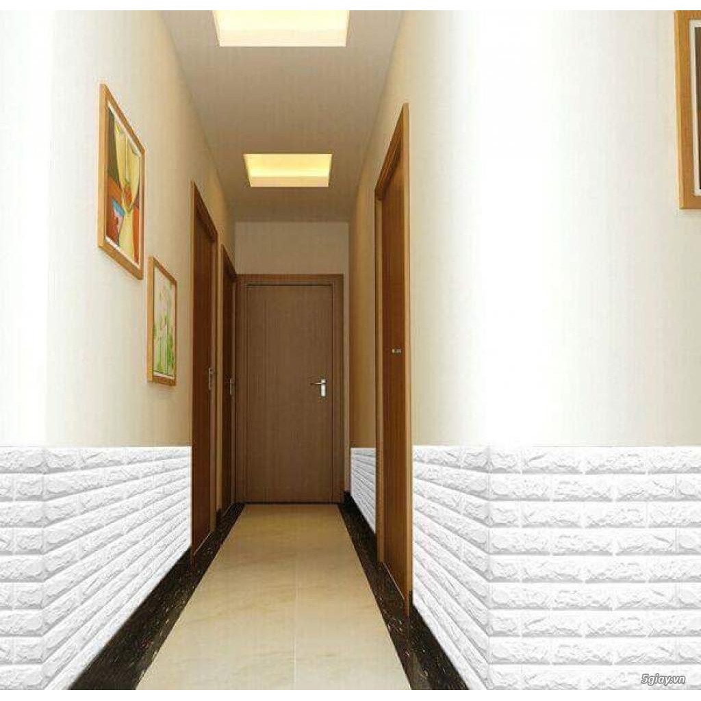 Xốp dán tường - xốp dán tường chống thấm 3 D giả gạch, Xốp Dán Tường 3 D Chịu lực, chống nước, chống ẩm mốc