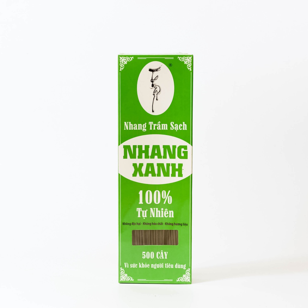 Nhang Xanh Trầm Hương Khổng Lồ 30cm - 0.5kg - Tăm Đỏ - hương thơm dịu nhẹ