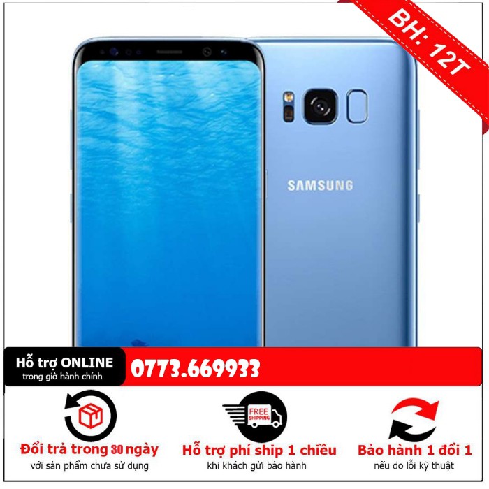 [Mã SKAMA07 giảm 8% đơn 250k]Điện thoại samsung galaxy S8 2 sim likenew