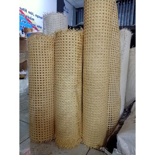 Lưới mây mắt cáo nhựa khổ 50 mầu vàng