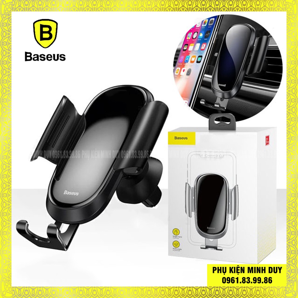 Đế giữ điện thoại khóa tự động dùng cho xe hơi Baseus Future Gravity Car Mount (Air Outlet Version)