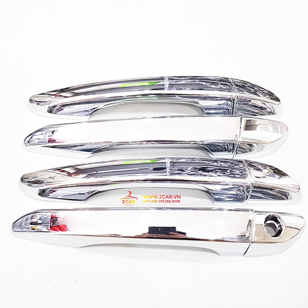 Ốp tay nắm, hõm cửa xe Hyundai Tucson 2016- 2021 mạ crom cao cấp