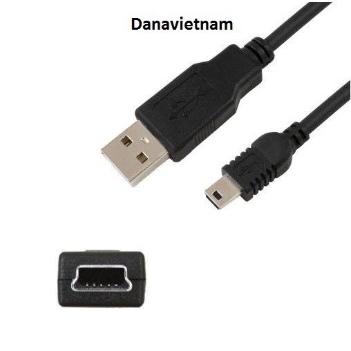 Dây cáp chuyển đổi USB 2.0 ra mini USB (2 Mét)