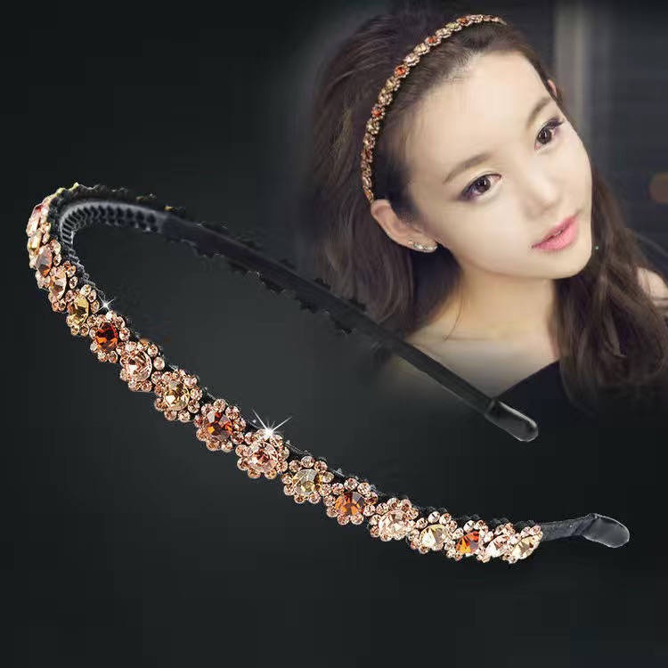 Băng Đô Cài Tóc Dạng Bấm Chống Trượt Có Răng Giả Phong Cách Hàn Quốc Cho Nữ