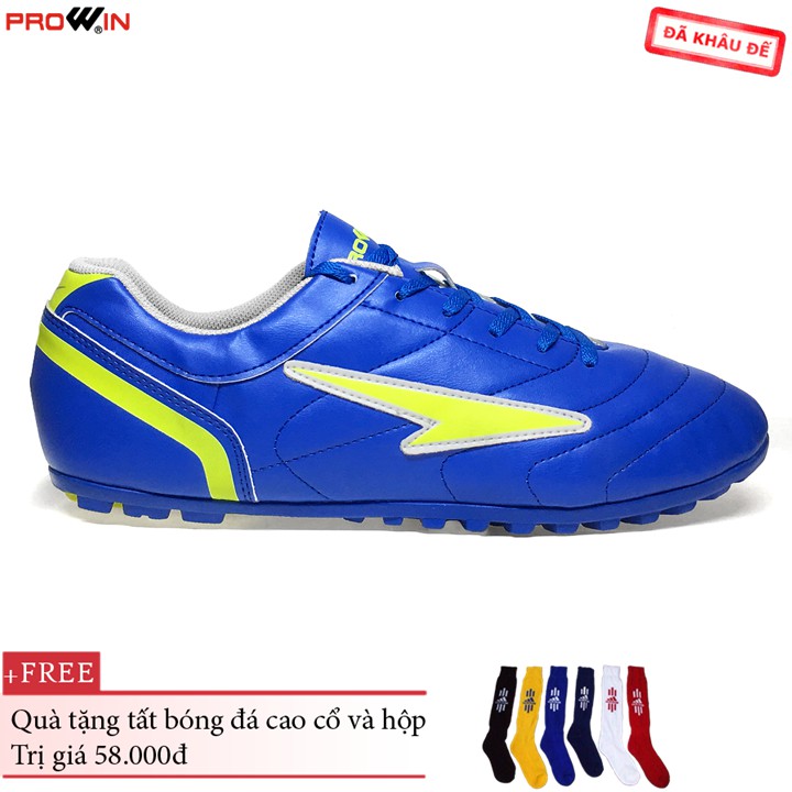 Giày đá bóng Prowin cao cấp xanh - nhà phân phối chính từ hãng