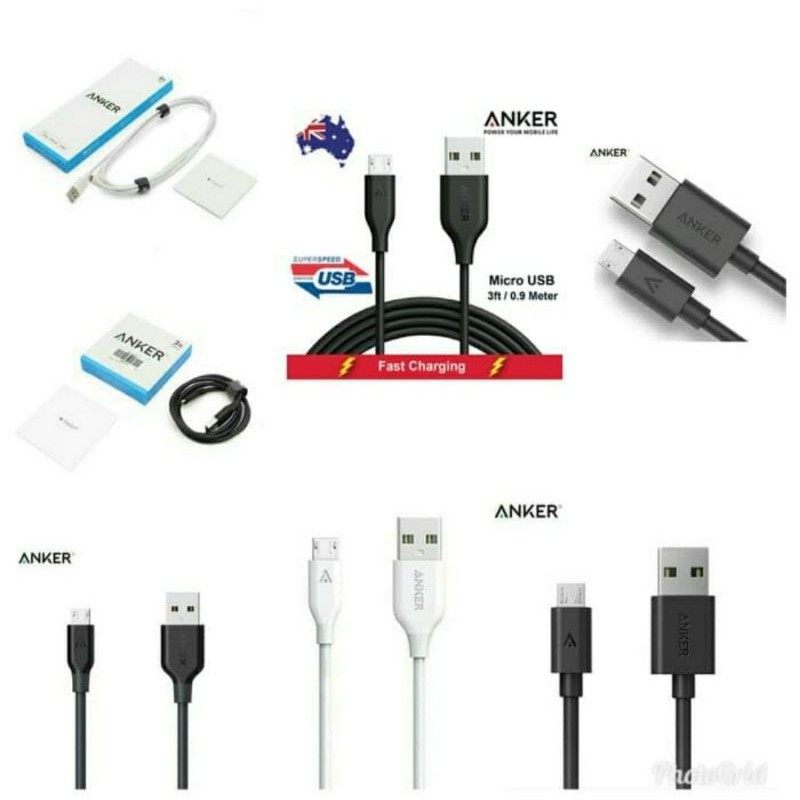 Dây Cáp Sạc Anker Micro Usb 3ft / 0.5m Tốc Độ Cao