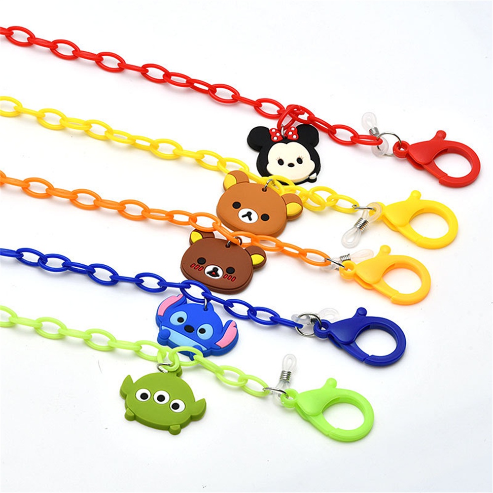 Dây Đeo Mắt Kính Bằng Acrylic Kiểu Hoạt Hình Chống Thất Lạc Cho Bé