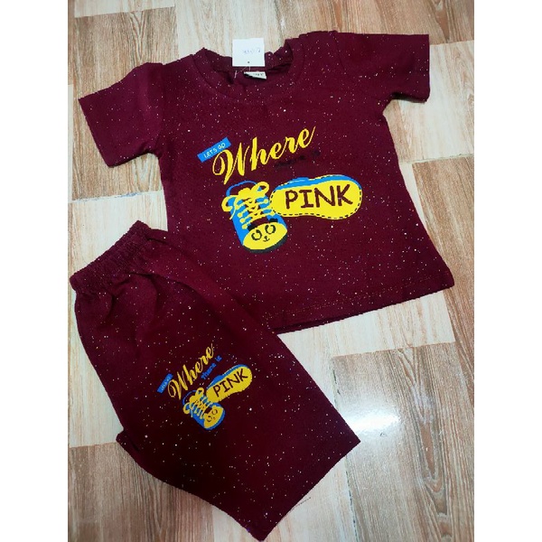 Bộ tay ngắn quần lửng thun cotton 4 chiều cho bé gái size nhí