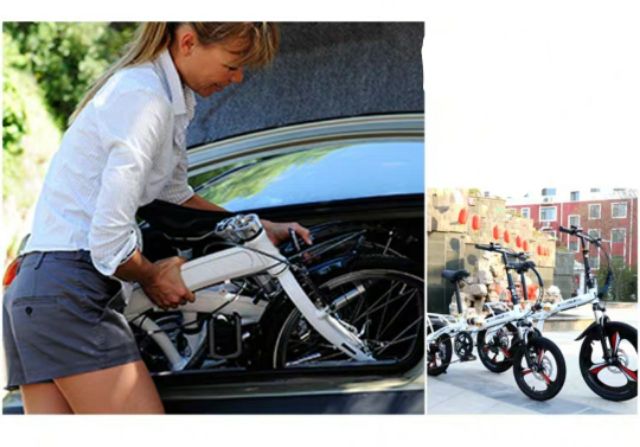 XE ĐẠP GẤP XNKANG NAM NỮ  Bánh 20 inh Full phụ kiện